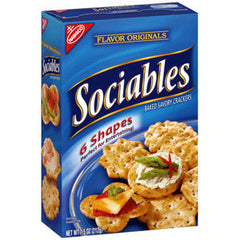 NABISCO SOCIABLE ORIGINAL - CRACKERS