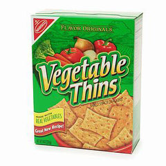 NABISCO VEGETABLE THINS - SNACK CRACKERS