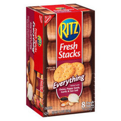 NABISCO RITZ FRESH STACJS EVERYTHING CRACKERS