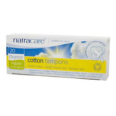 NATRACARE ORGANIC COTTON TAMPONS - REGULAR