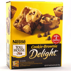 NESTLE TOLL HOUSE DELIGHT COOKIE- BROWNIE