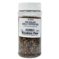 BROOKLYN FARE ALL NATURAL NEW ENGLAND GARLIC PEPPER RUB