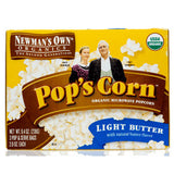 NEWMAN'S OWN ORGANIC LIGHT BUTTER POPCORN