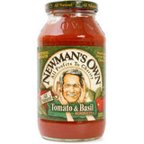 NEWMAN'S TOMATO & BASIL BOMBOLINA SAUCE - ALL NATURAL