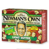 NEWMAN'S OWN LIGHT BUTTER MICROWAVE POPCORN