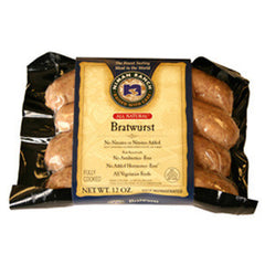 NIMAN RANCH ALL NATURAL BRATWURST SAUSAGE - GLUTEN FREE