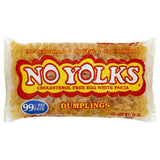 NO YOLKS DUMPLINGS NOODLES