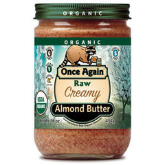 ONCE AGAIN ORGANIC RAW CREAMY ALMOND BUTTER