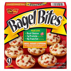 ORE-IDA BAGEL BITES CHEESE & PEPPERONI