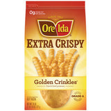 ORE IDA EXTRA CRISPY GOLDEN CRINCKES FRENCH FRIED POTATOES