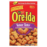 ORE IDA TATER TOTS SEASONED  SHREDDED POTATOES