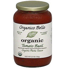 ORGANIC BELLO ORGANIC TOMATO BASIL PASTA SAUCE