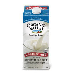 ORGANIC VALLEY LACTOSE FREE ORGANIC REDUCED FAT FREE MILK