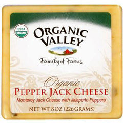 ORGANIC VALLEY ORGANIC PEPPER JACK CHEESE