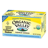 ORGANIC VALLEY UNSALTED CULTURED BUTER