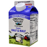 ORGANIC VALLEY HALF & HALF MILK