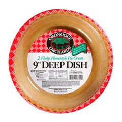 ORONQUE ORCHARDS 2 FLAKY HOMESTYLE PIE CRUST 9 IN DEEP DISH