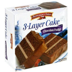 PEPPERIDGE FARM 3 LAYER CAKE - CHOCOLATE FUDGE