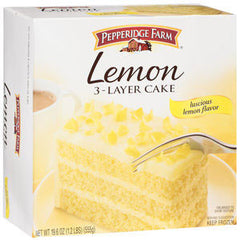 PEPPERIDGE FARM 3 LAYER CAKE - LEMON