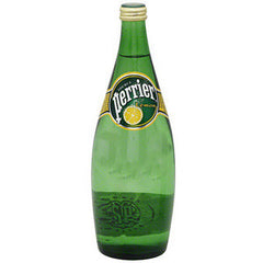 PERRIER LEMON SPARKLING WATER - GLASS BOTTLE