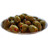 PITTED SICILIAN SPICY GREEN OLIVES