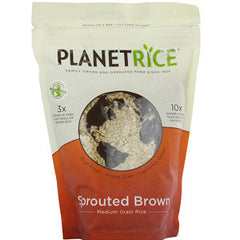 PLANET RICE SPROUTED BROWN MEDIUM GRAIN RICE