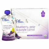 PLUM ORGANIC BLUEBERRY PEAR & PURPLE CARROT BABY FOOD