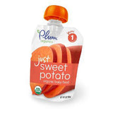 PLUM ORGANIC   JUST VEGGIES SWEET POTATO BABY FOOD