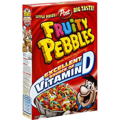 POST FRUIT PEBBLES CEREAL