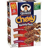 QUAKER CHEWY VARIETY PACK OATMEAL