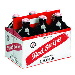 RED STRIPE JAMAICAN LAGER - 6 PACK - 12 FL OZ EACH BOTTLE