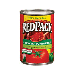 REDPACK STEWED TOMATOES BASIL & OREGANO