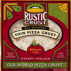 RUSTIC CRUST ORGANIC CRISPY ITALIAN PIZZA CRUST