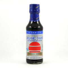 SAN J GLUTEN FREE ORGANIC REDUCED SODIUM TAMARI SOY SAUCE