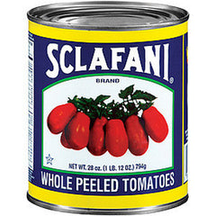 SCLAFANI WHOLE PEELED TOMATOES