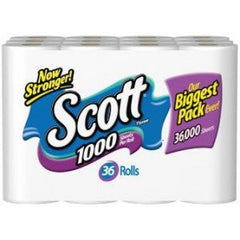 SCOTT BATHROOM TISSUE 36 ROLLS