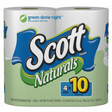 SCOTT NATURAL TOILET PAPER 4 PACK