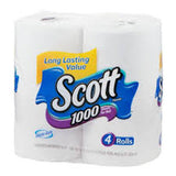 SCOTT BATHROOM TISSUE 4 ROLL