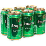 SEAGRAM'S GINGER ALE - CAFFEINE FREE - 6 PACK CAN