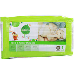 SEVENTH GENERATION FREE & CLEAR DIAPER # 1