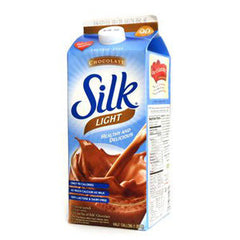 SILK LIGHT CHOCOLATE ALL NATURAL SOY MILK - LACTOSE & DAIRY FREE