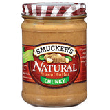 SMUKER'S NATURAL CRUNCHY PEANUT BUTTER