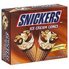 SNICKERS COLOSSAL CARAMEL ICE CREAM CONES