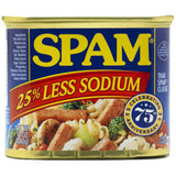 SPAM 25% LESS SODIUM