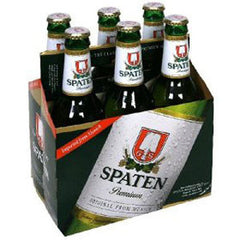 SPATEN PREMIUM  LAGER BEER - 6 PACK BOTTLE