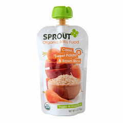 SPROUT ORGANIC CARROT - SWEET POTATO & BROWN RICE BABY FOOD