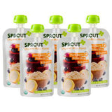 SPROUT ORGANIC PLUM BERRY BROWN RICE & QUINOA BABY FOOD 6 MONTHS & UP