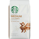 STARBUCKS MEDIUM COLOMBIAN GROUND COFFEE