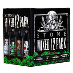 STONE BREWING CO MIXED 12 PACK - 12 FL OZ EACH BOTTLE