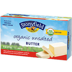 STONYFIELD ORGANIC UNSALTED BUTTER